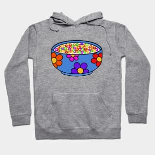 COLORFUL Breakfast Cereal With Milk Hoodie